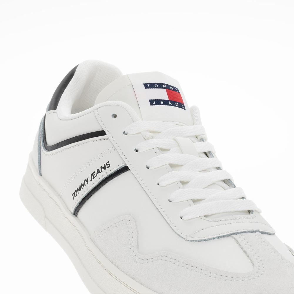 Topánky Tommy Jeans The Greenwich EM0EM01571-TCR - biele