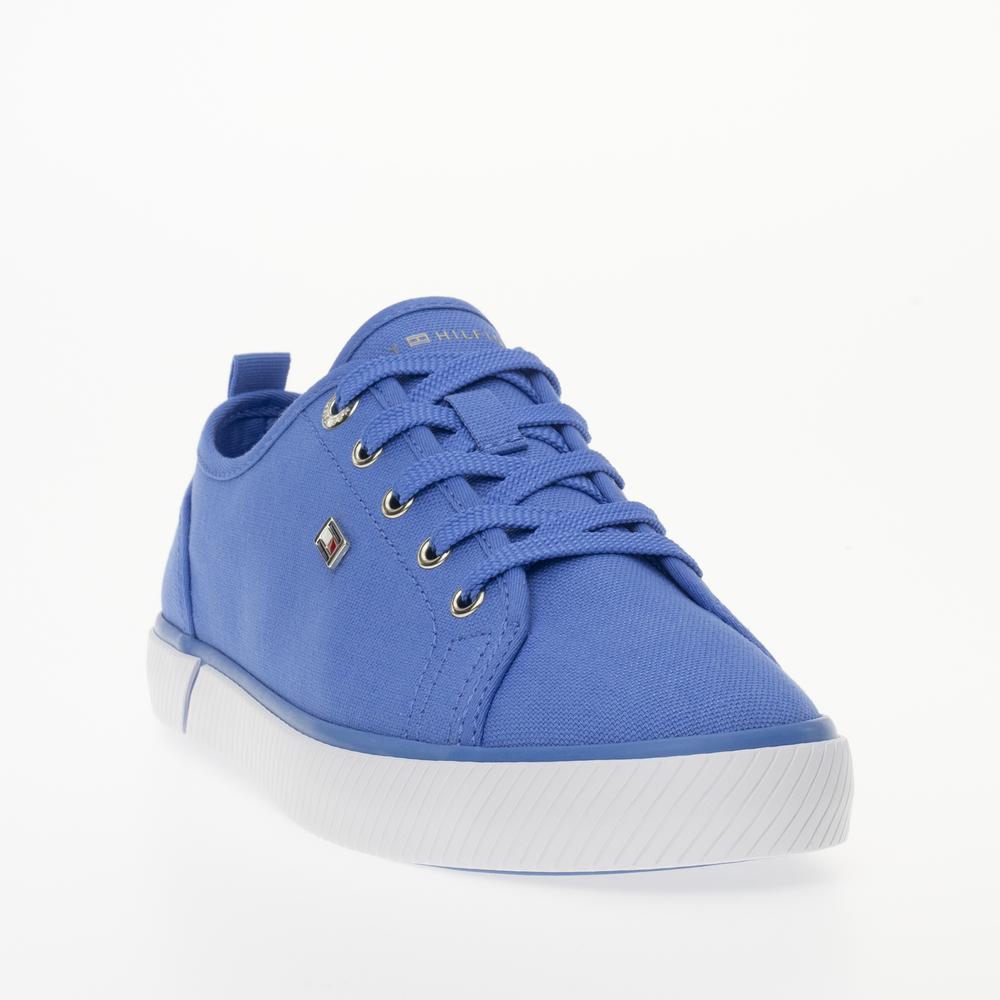 Topánky Tommy Hilfiger Vulc Canvas FW0FW08063-C30 - modré