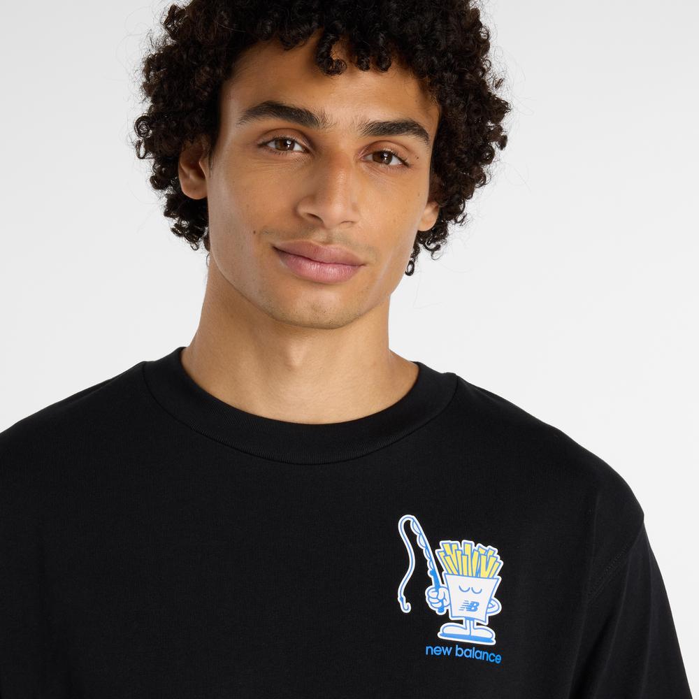 Pánske tričko New Balance MT61I5BMBK - čierne