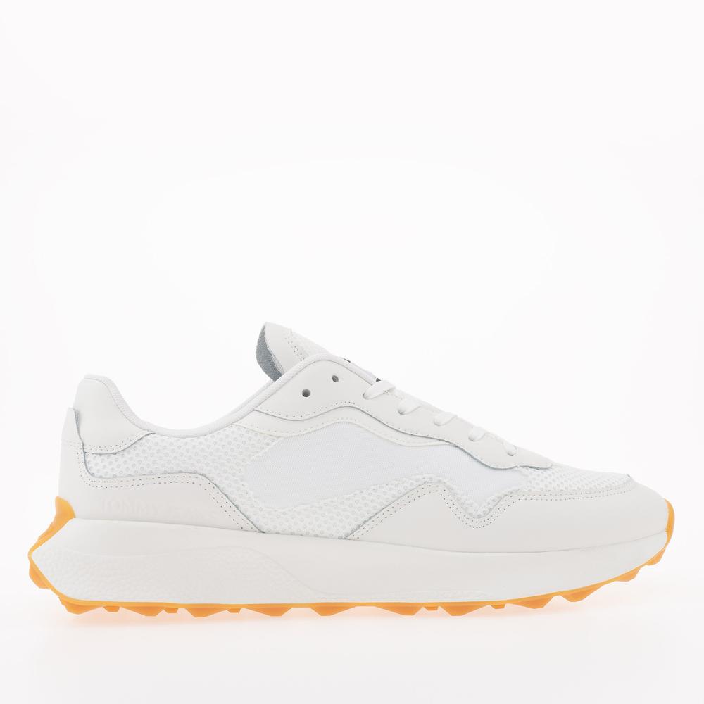 Topánky Tommy Hilfiger TJM Runner Mix Material EM0EM01259-YBL - biele