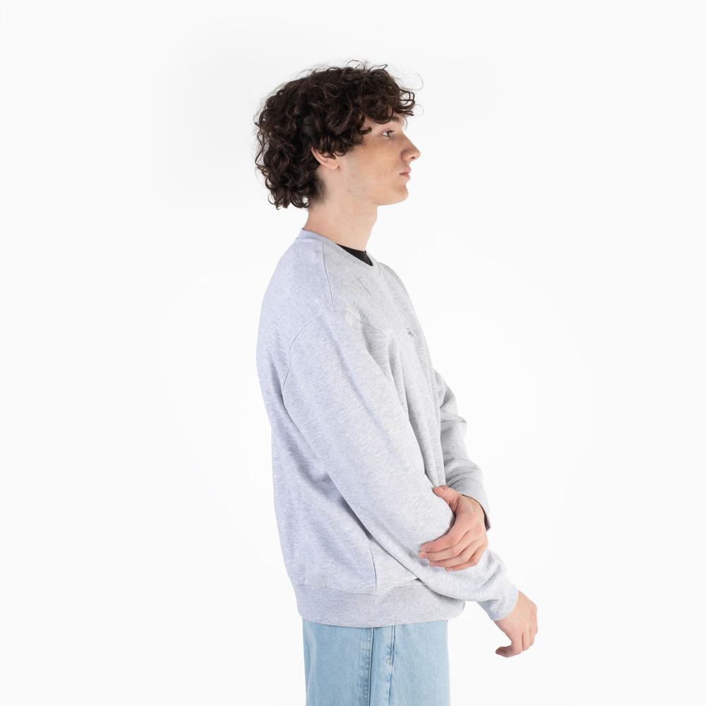 Blúza Vans Essential Relaxed Crew VN000H911QI1 - šedý