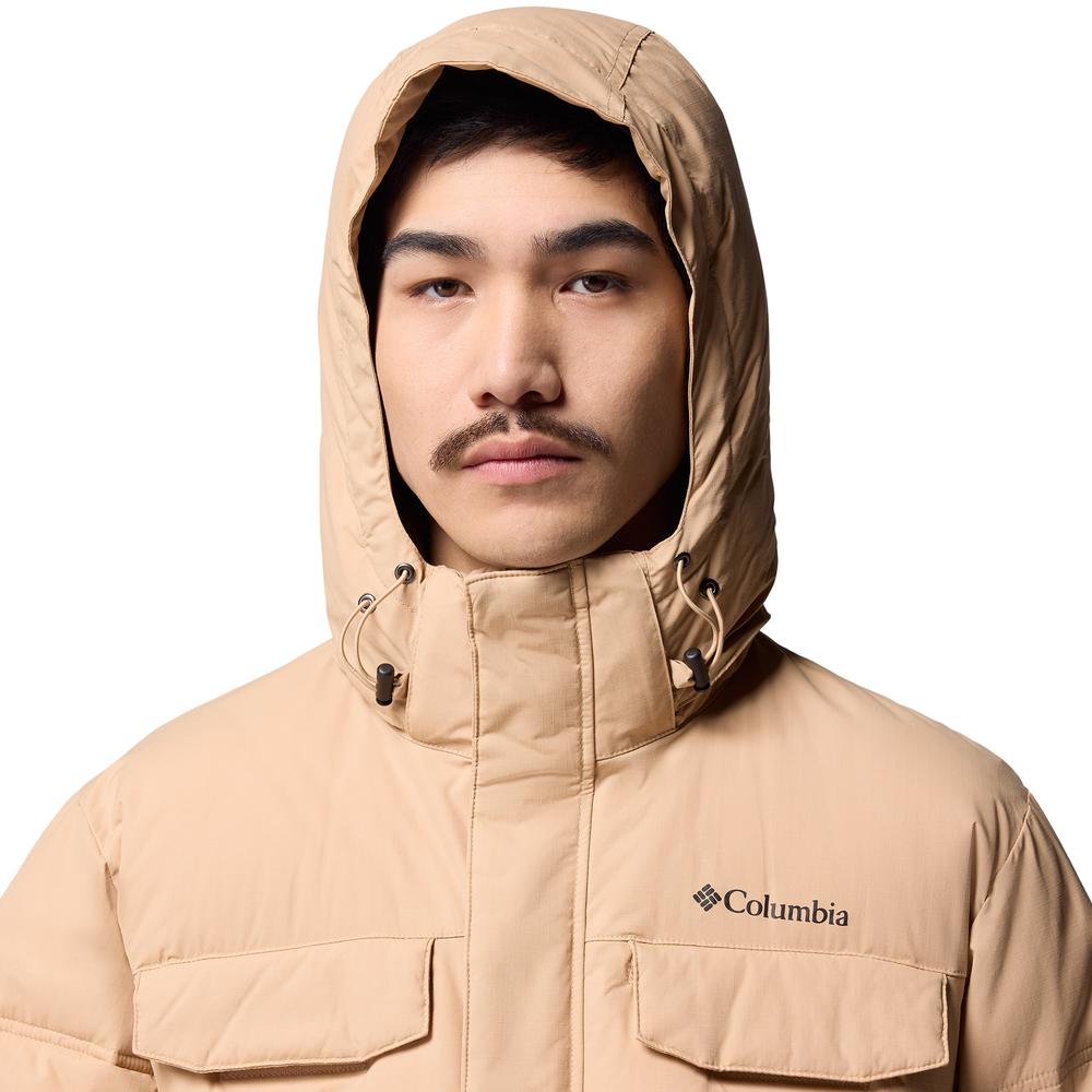 Mužský bunda Columbia Landroamer Hooded Puffer 2088081262 - béžové