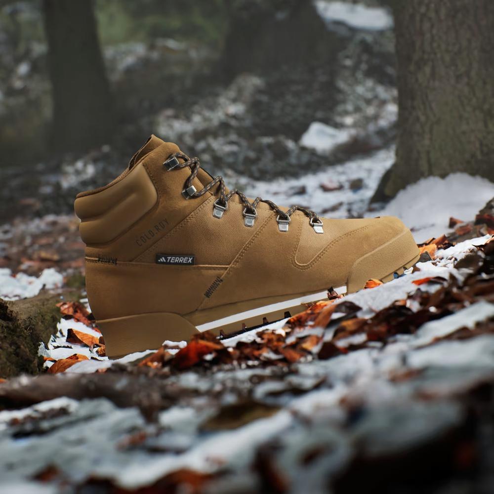 Topánky pánske adidas Terrex Snowpitch Cold.Rdy Hiking IH3664 - hnedé