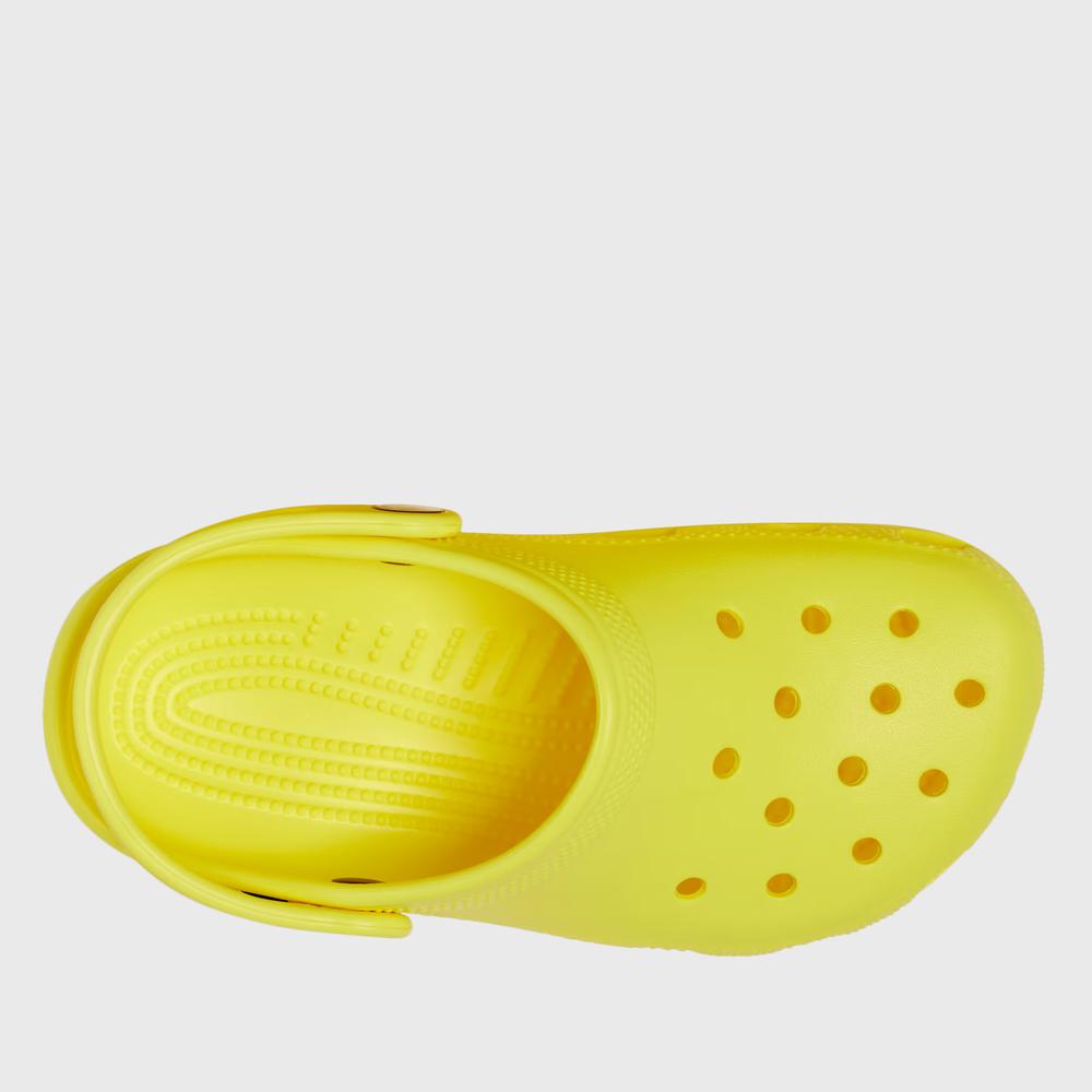 Klapky Crocs Classic Clog 206991-77J - žltá