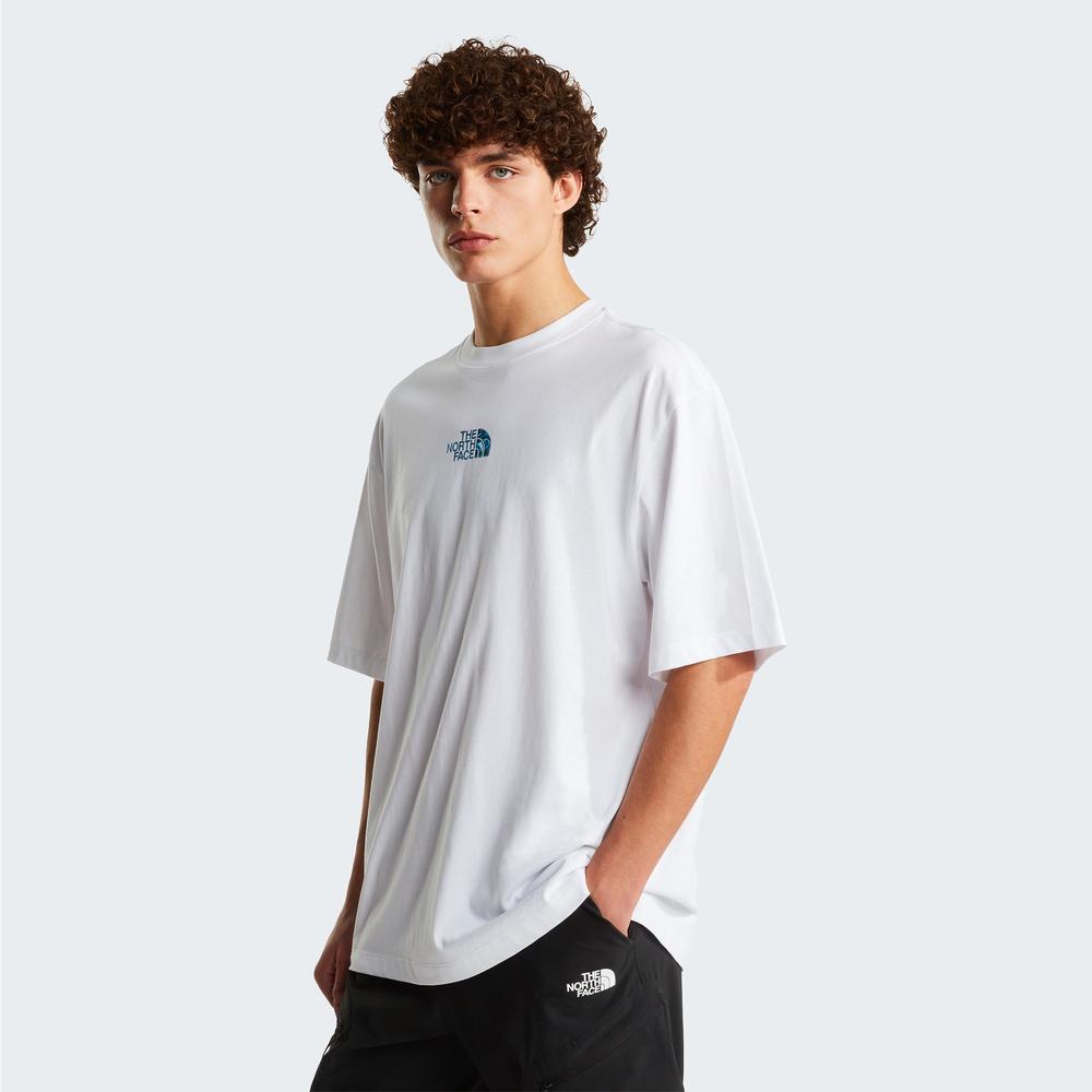 Tričko pánske The North Face Liquid 0A8G9UFN41 - biele