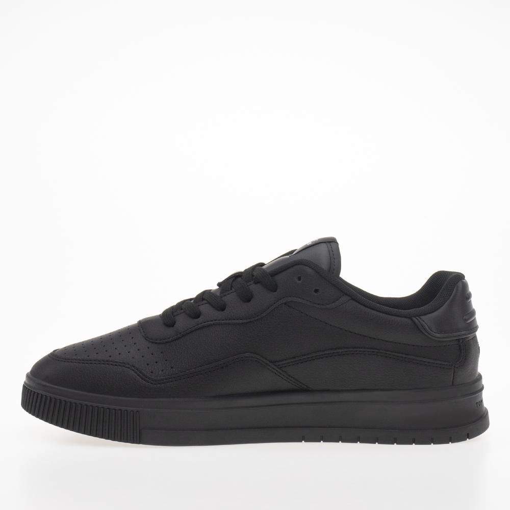 Topánky Tommy Hilfiger Supercup Stripes Leather FM0FM04824-0GQ - čierne
