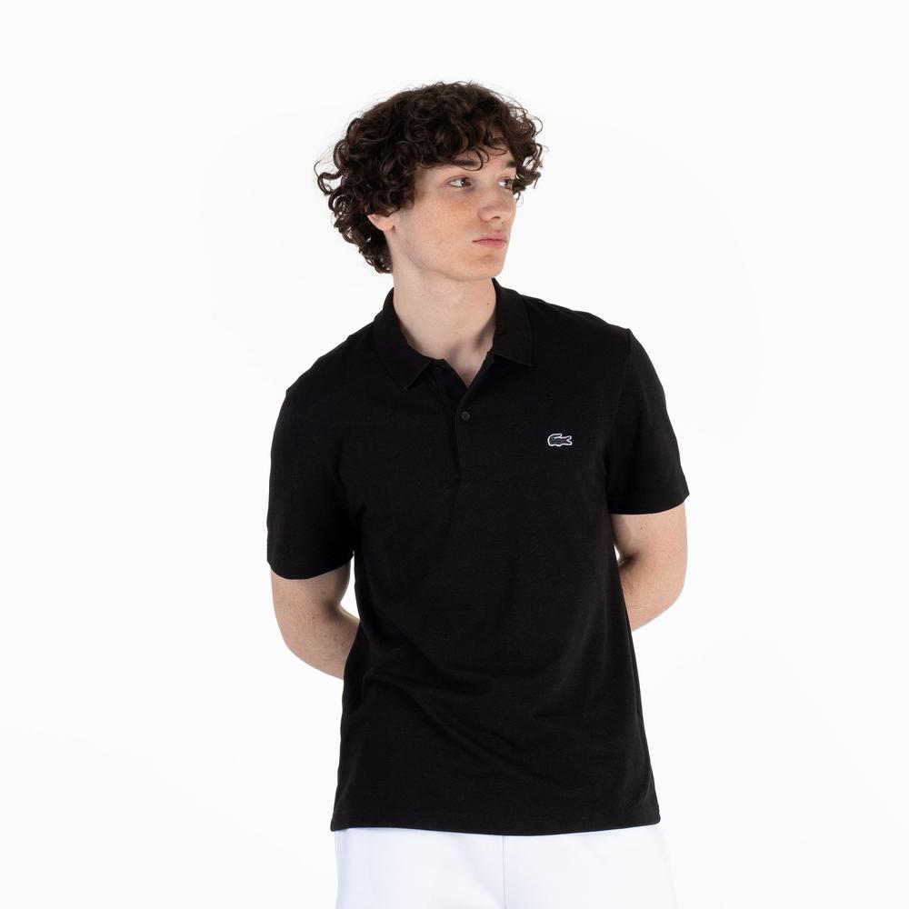 Tričko Lacoste Regular Fit Cotton Blend Polo DH5522-031 - čierne
