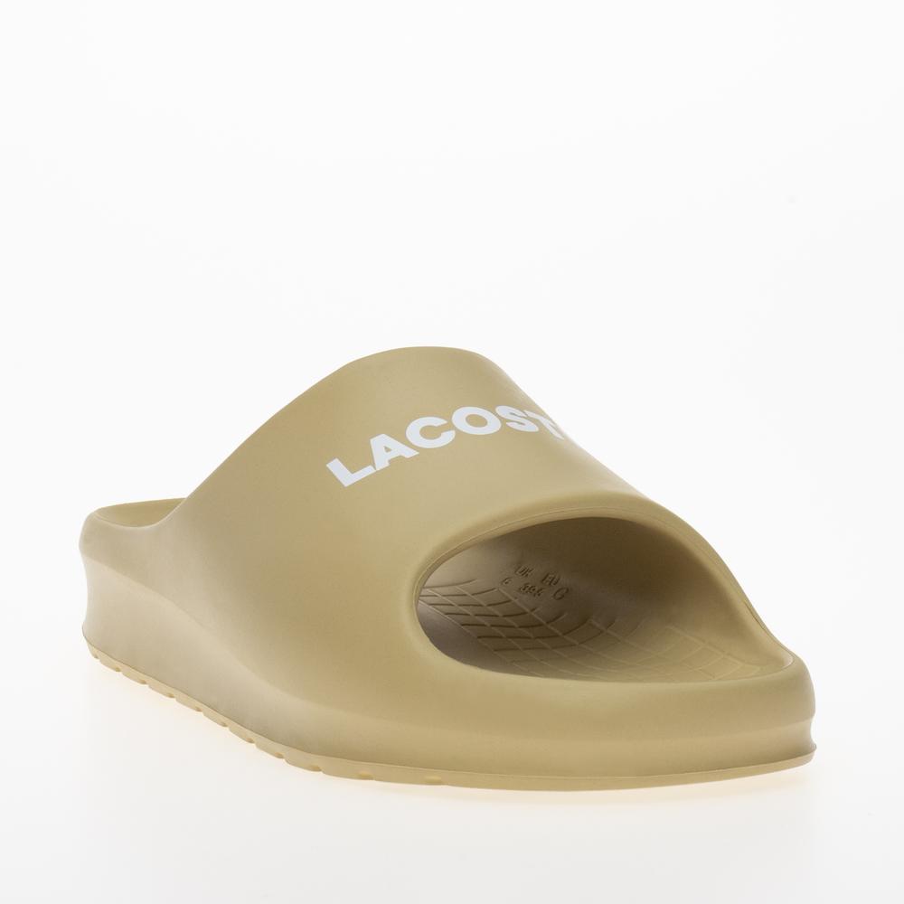 Klapky Lacoste Serve Slide 20 747CFA0020-CJ2 - béžové