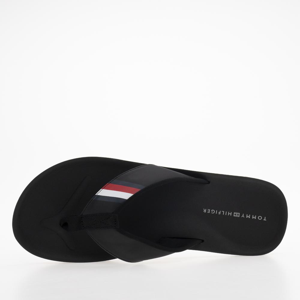 Žabky Tommy Hilfiger Comfortable Padded FM0FM04473-BDS - čierne