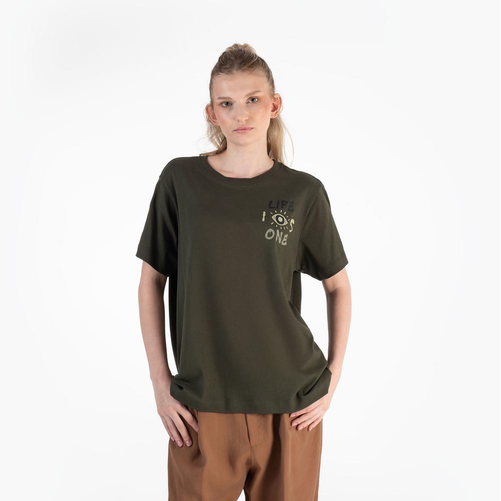 Tričko Champion Crewneck 117497-GS508 - zelené