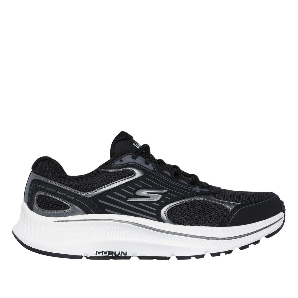 Dámske topánky Skechers Go Run Consistent 2.0 Advantage 128606BKW - čierne