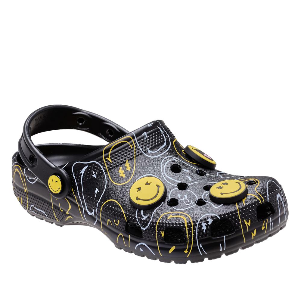 Klapky SmileyWorld Classic Clog 211693-90H - čierne