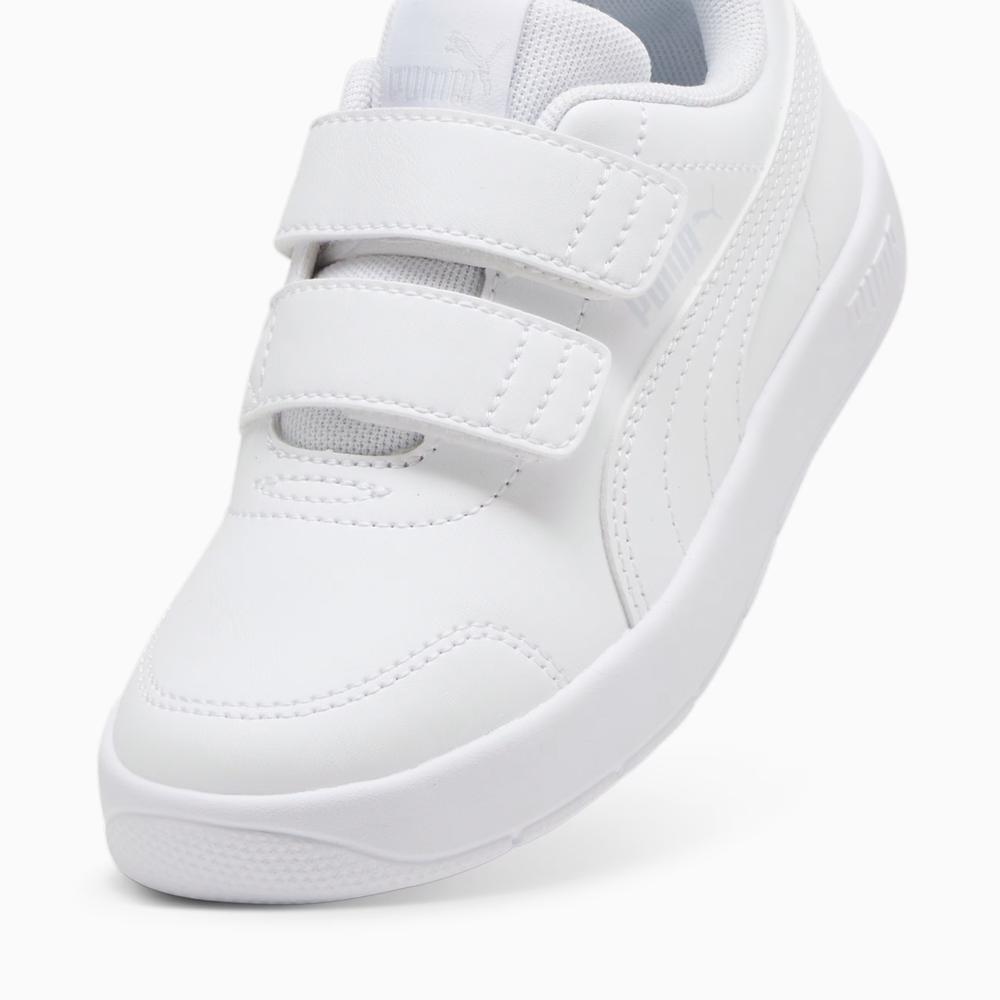 Detské topánky Puma Courtflex V3 V PS 39764202 - biele
