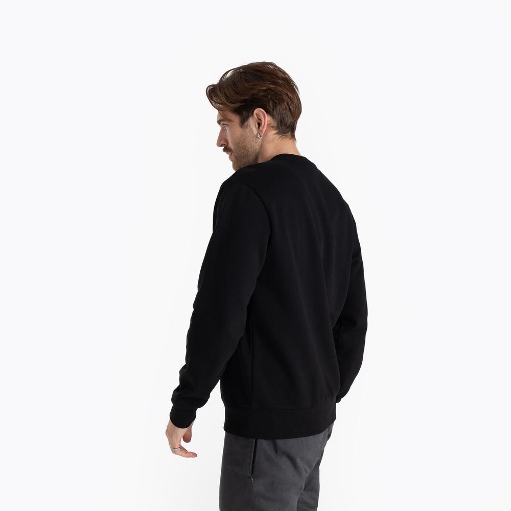 Blúzka Dresová Lacoste Organic Brushed Cotton Sweatshirt SH9608-031 - čierne