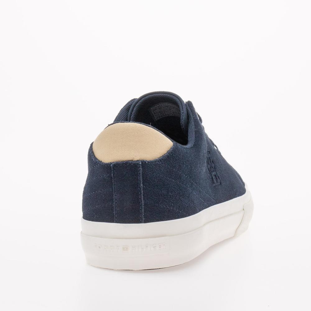 Topánky Tommy Hilfiger Hi Vulc Street Low Suede FM0FM04590-DW5 - tmavomodré