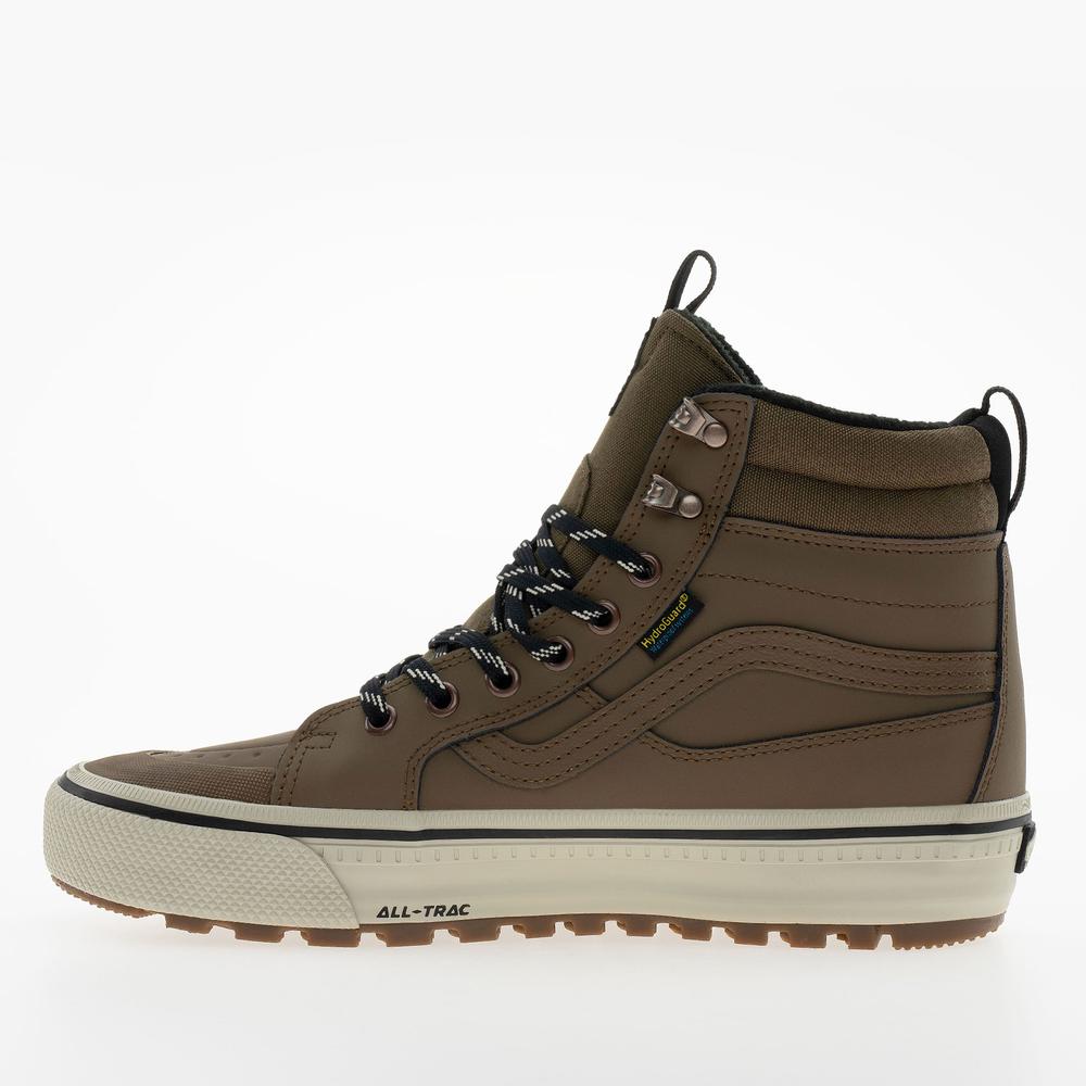 Pánske topánky Vans SK8-Hi Waterproof Insulated VN000DAQ91K1 - hnedé