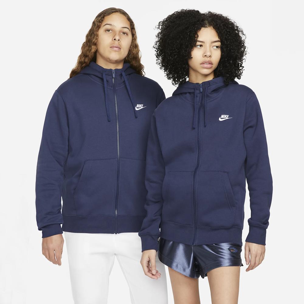 Blúza Nike NSW Club Fleece BV2645-410 - tmavomodré