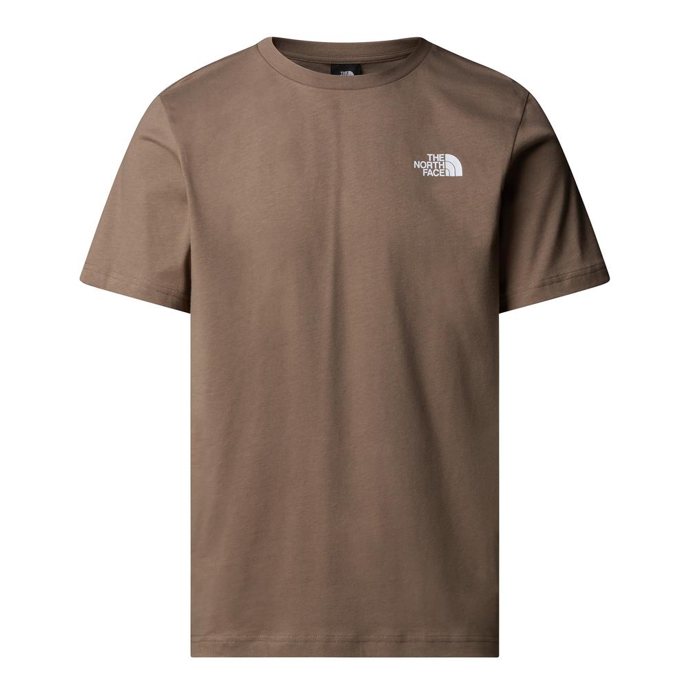 Pánske tričko The North Face Redbox 0A87NPE1Q1 - hnedé