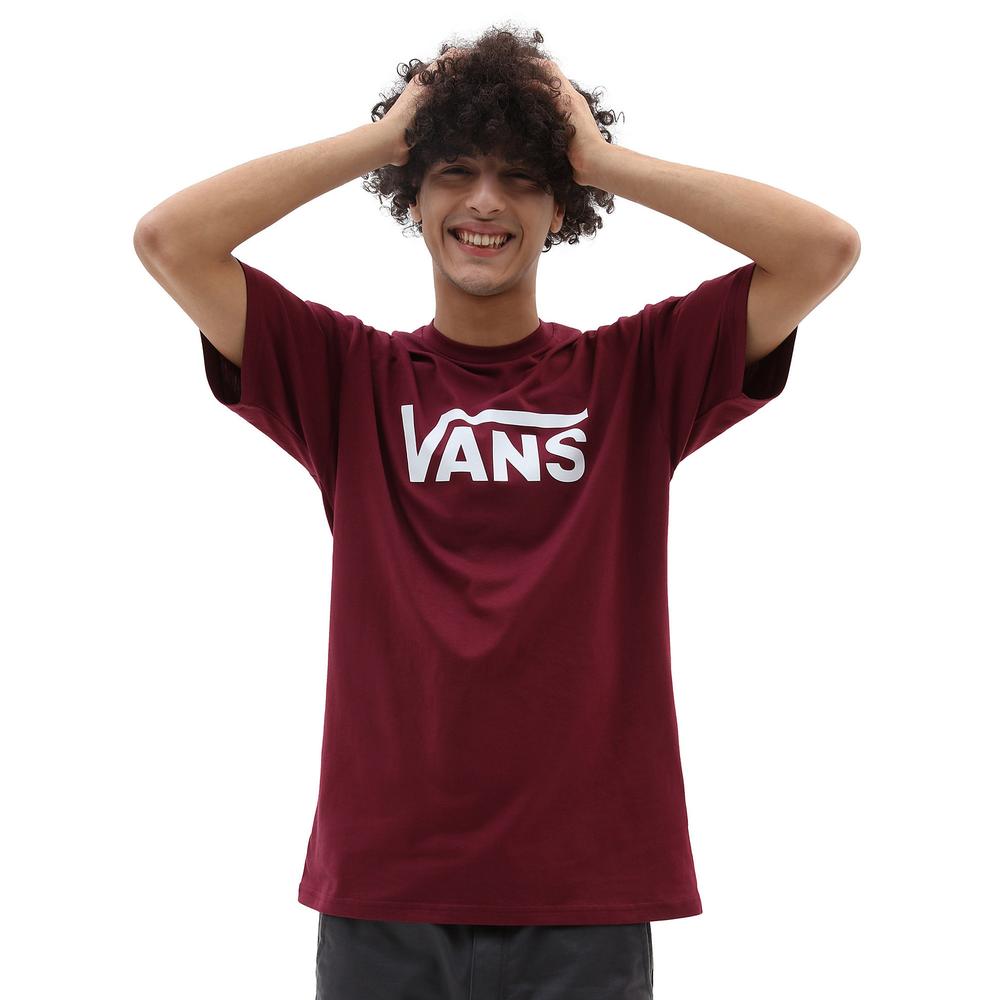 Tričko Vans Classic VN000GGGZ281 - červené