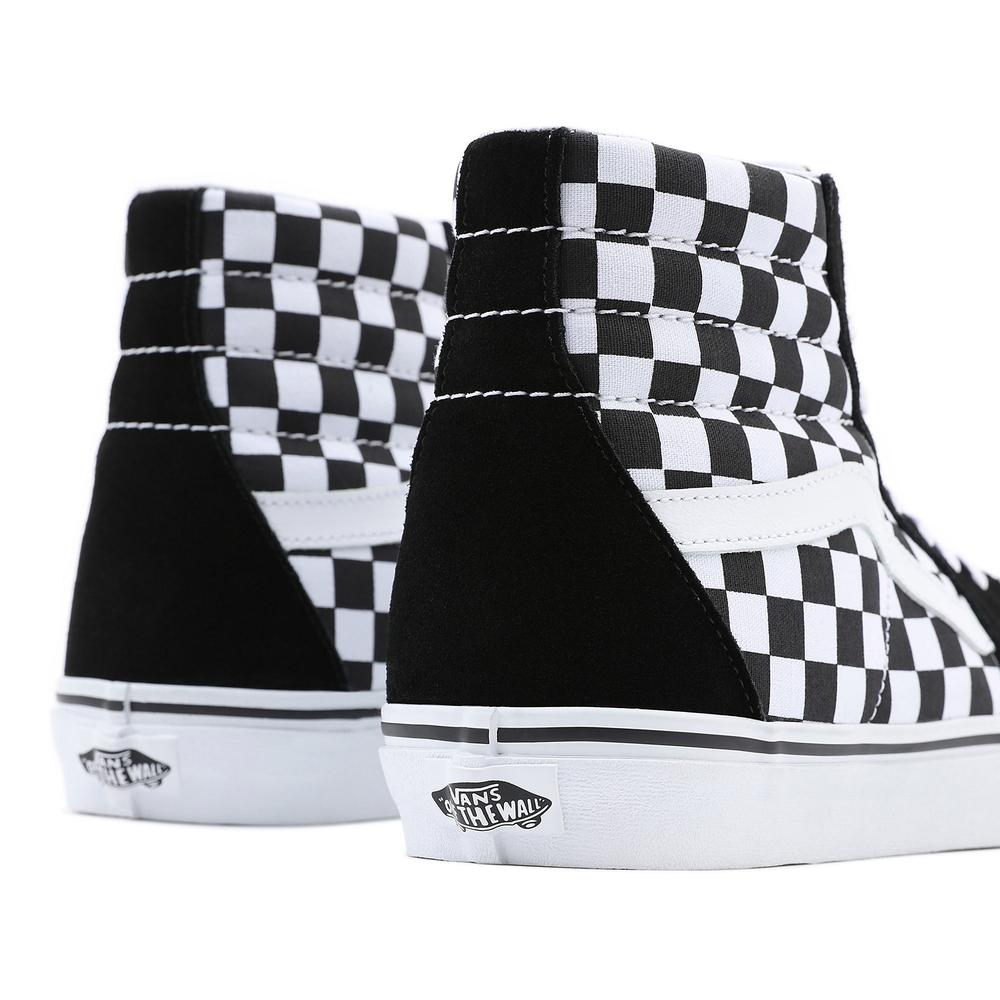 Topánky Vans Checkerboard SK8-HI VN0A32QGHRK1 - čierne