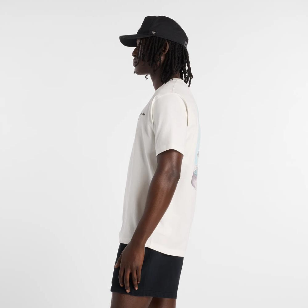 Pánske tričko New Balance MT61J9ICSST - biele