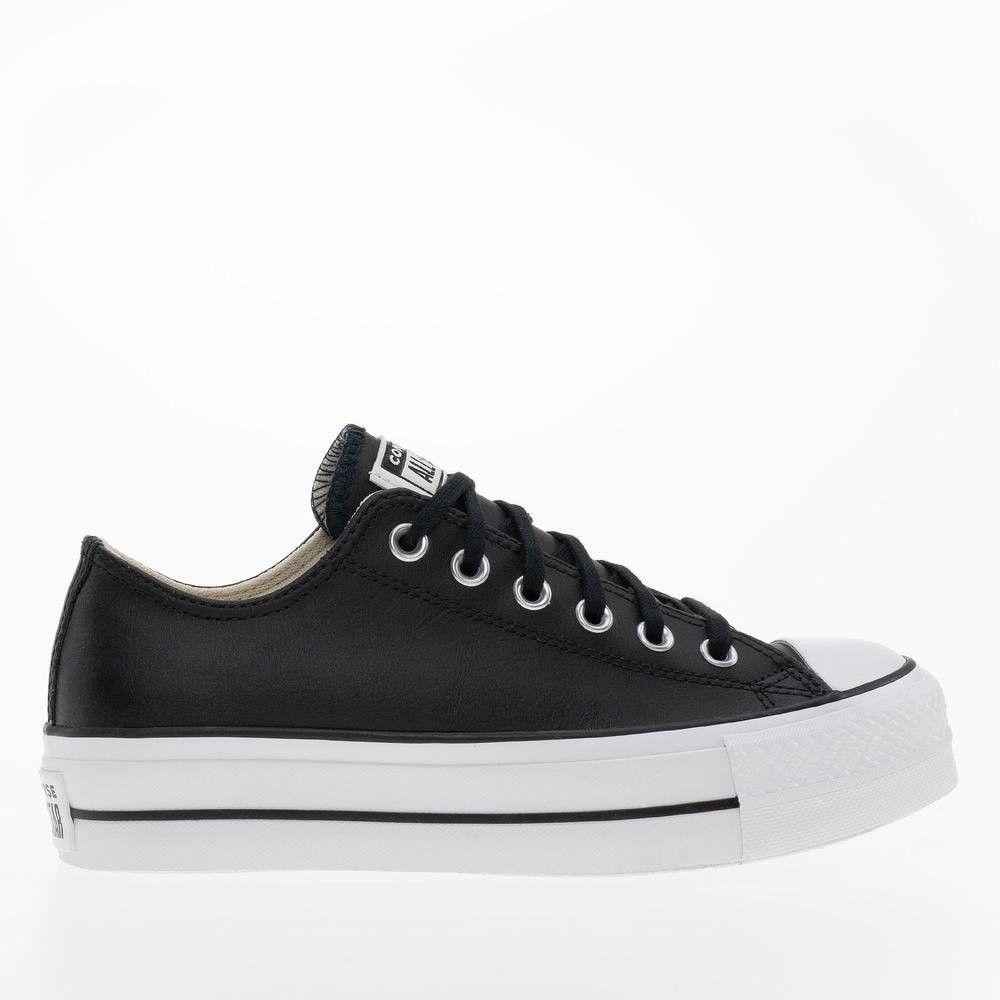 Topánky Converse Chuck Taylor All Star Lift Platform Leather 561681C- čierne