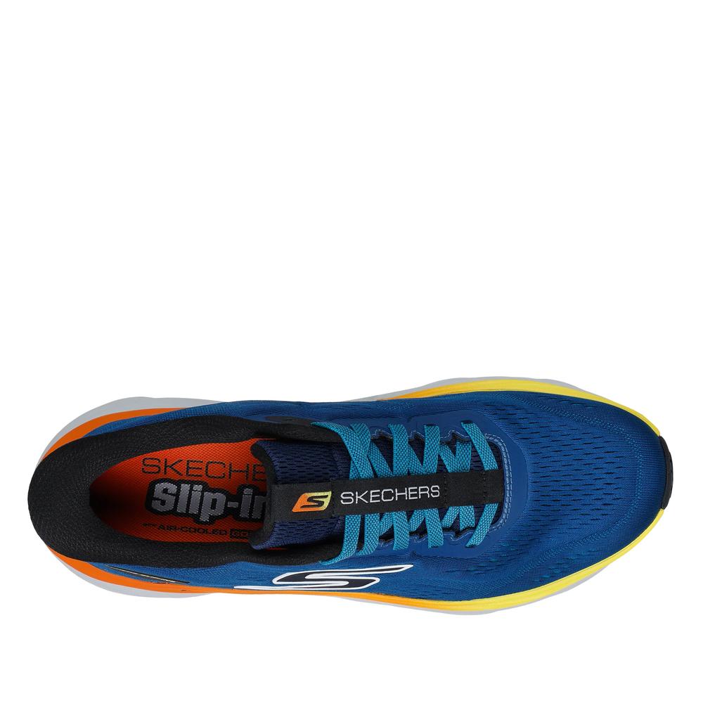 Topánky pánske Skechers Slip-ins: Max Run 221000NVMT - tmavomodré
