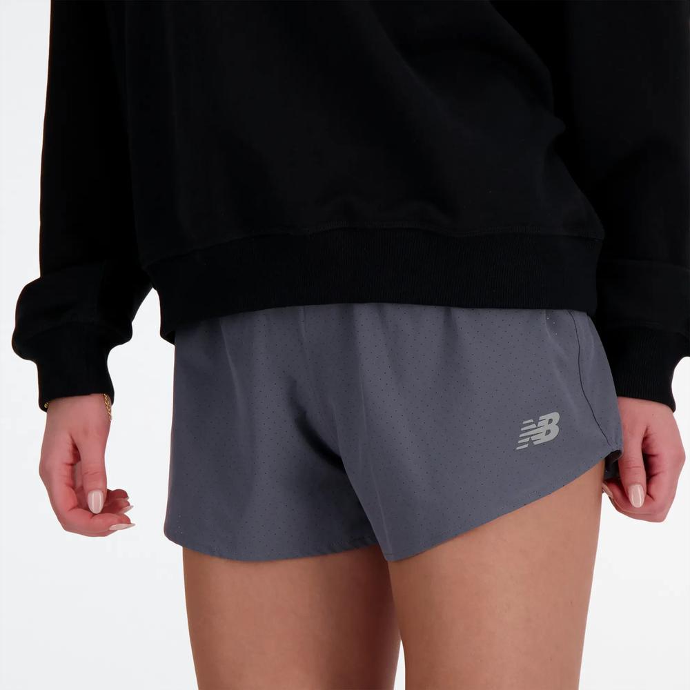 Dámske šortky New Balance WS41286GT - šedý