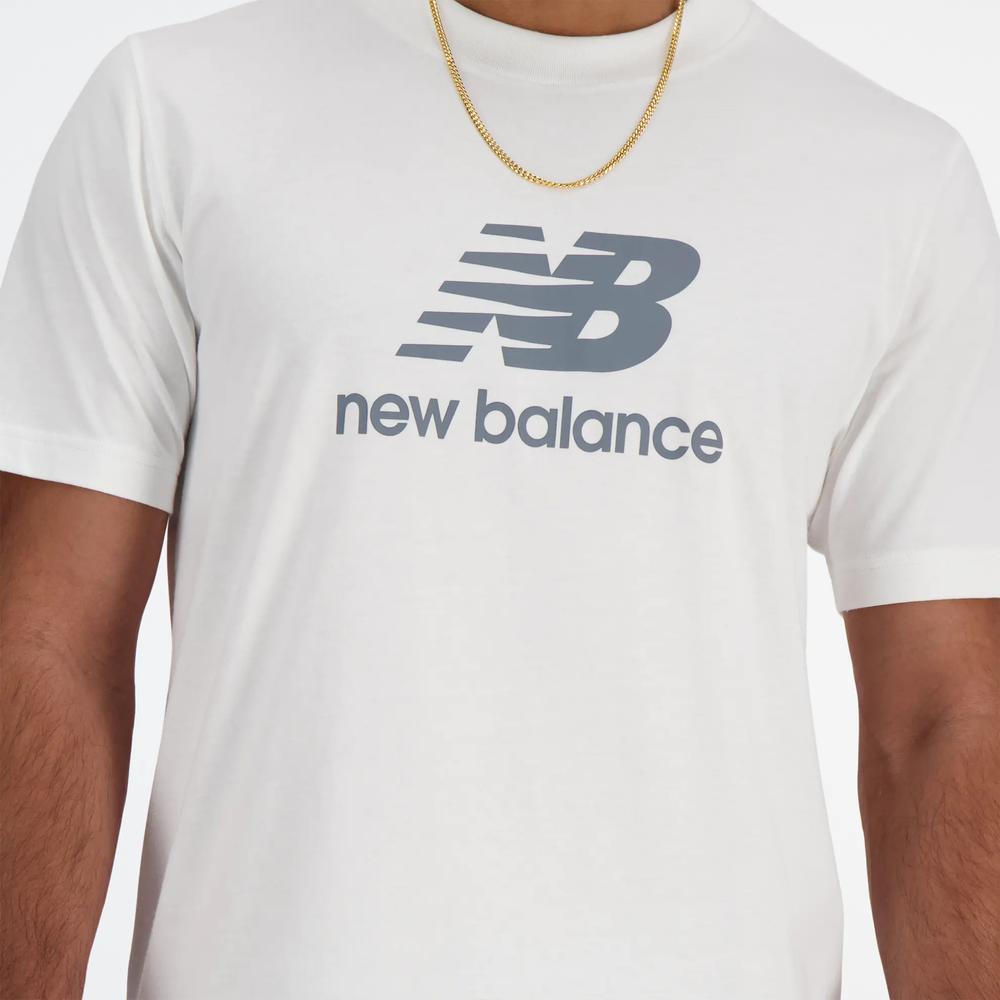 Pánske tričko New Balance MT41502WT - biele