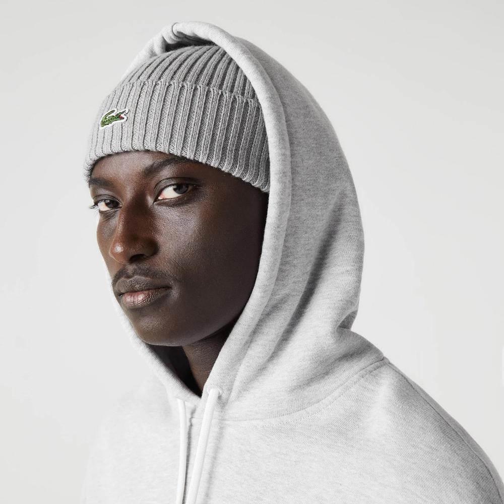 Blúza Lacoste Loose Fit SH6404-CCA - šedý