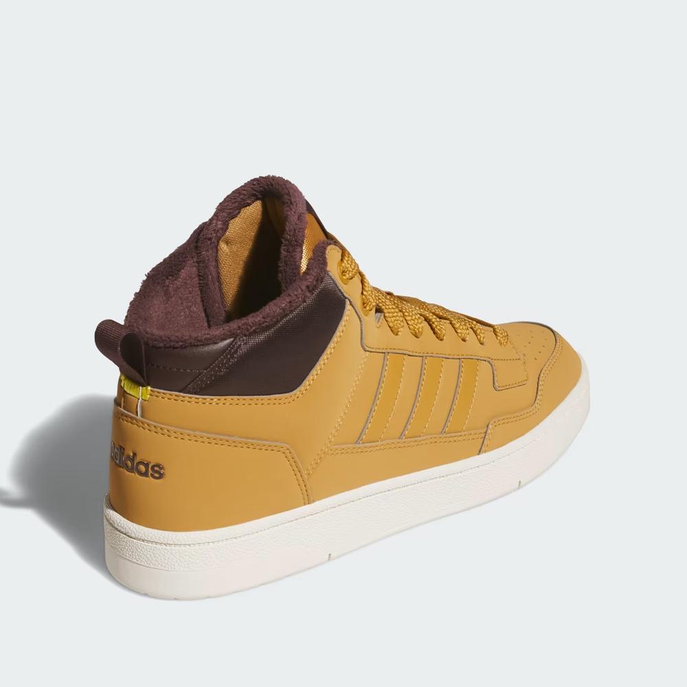 Mužský topánky adidas Sportswear Rapid Court Mid Winterized JR0171 - hnedé