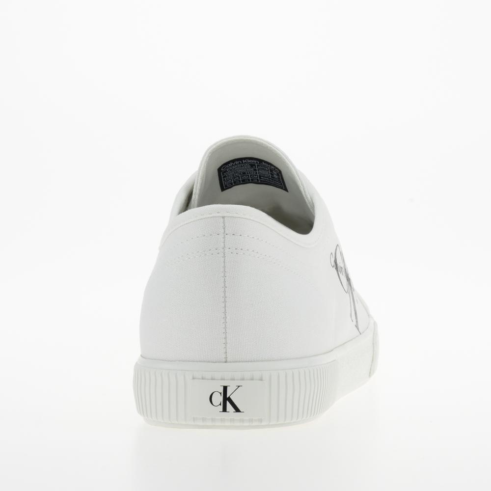 Topánky Calvin Klein Jeans Essential Vulcanized 1 YM0YM00306-YBR - biele
