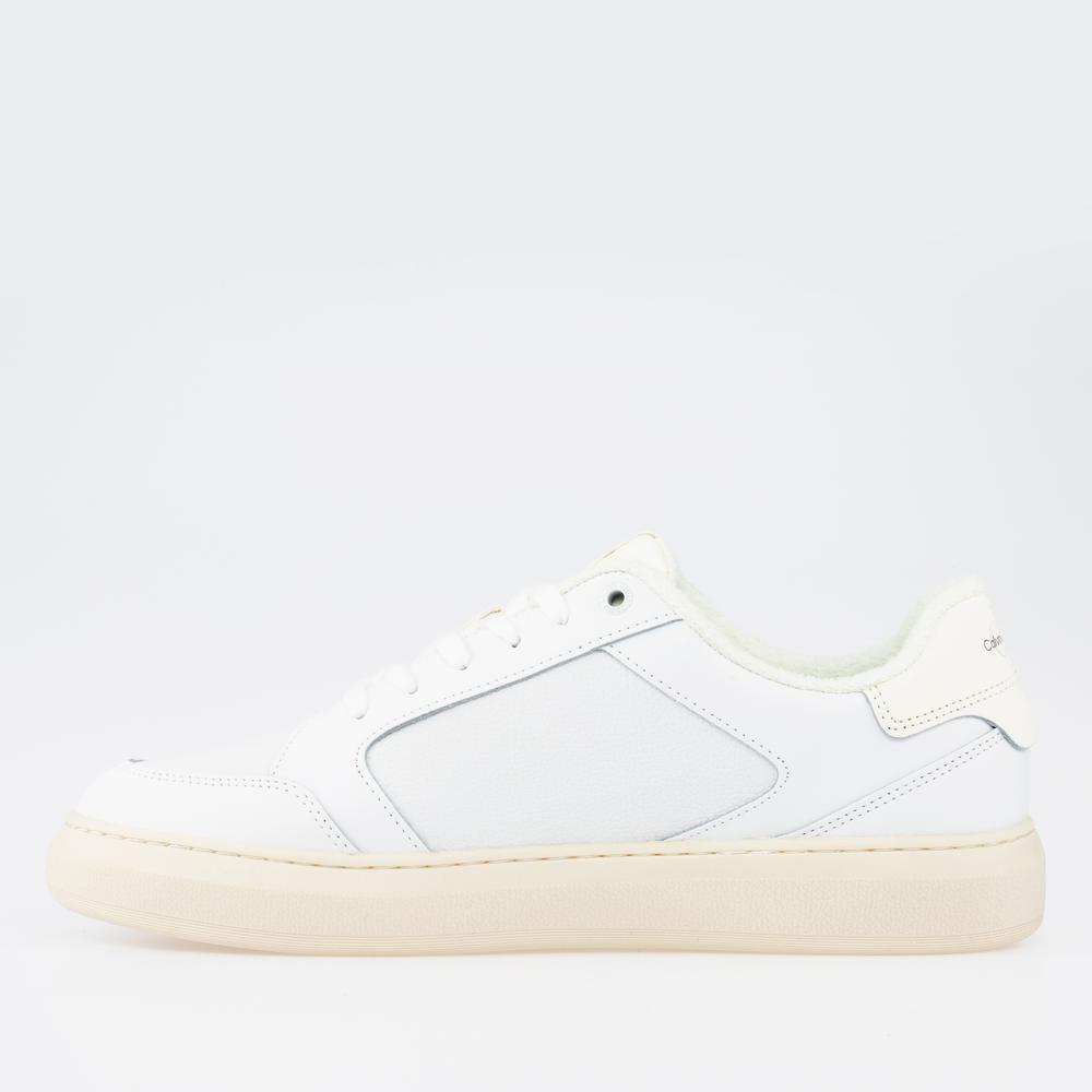 Topánky Calvin Klein Casual Cupsole Lth-Pu Mono YM0YM00573-0K7 - biele