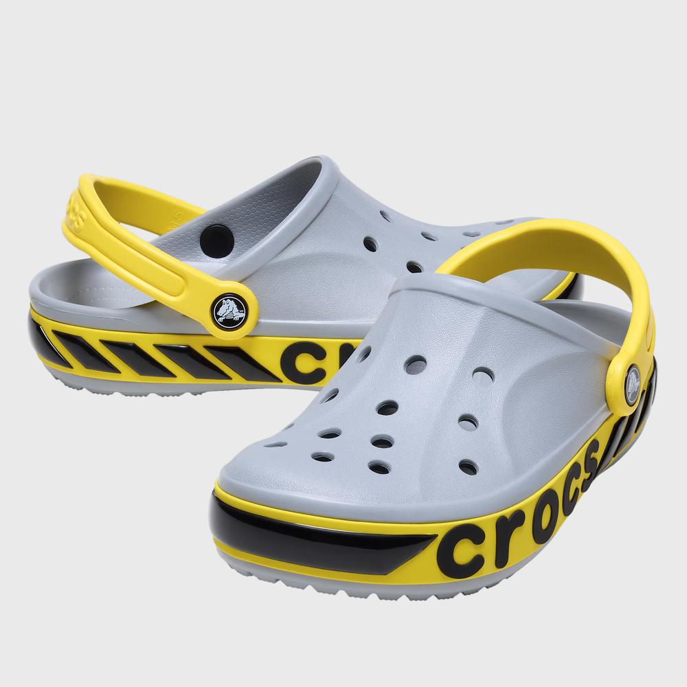 Klapky Crocs Bayaband Racer Band Clog 211182-007 - šedý