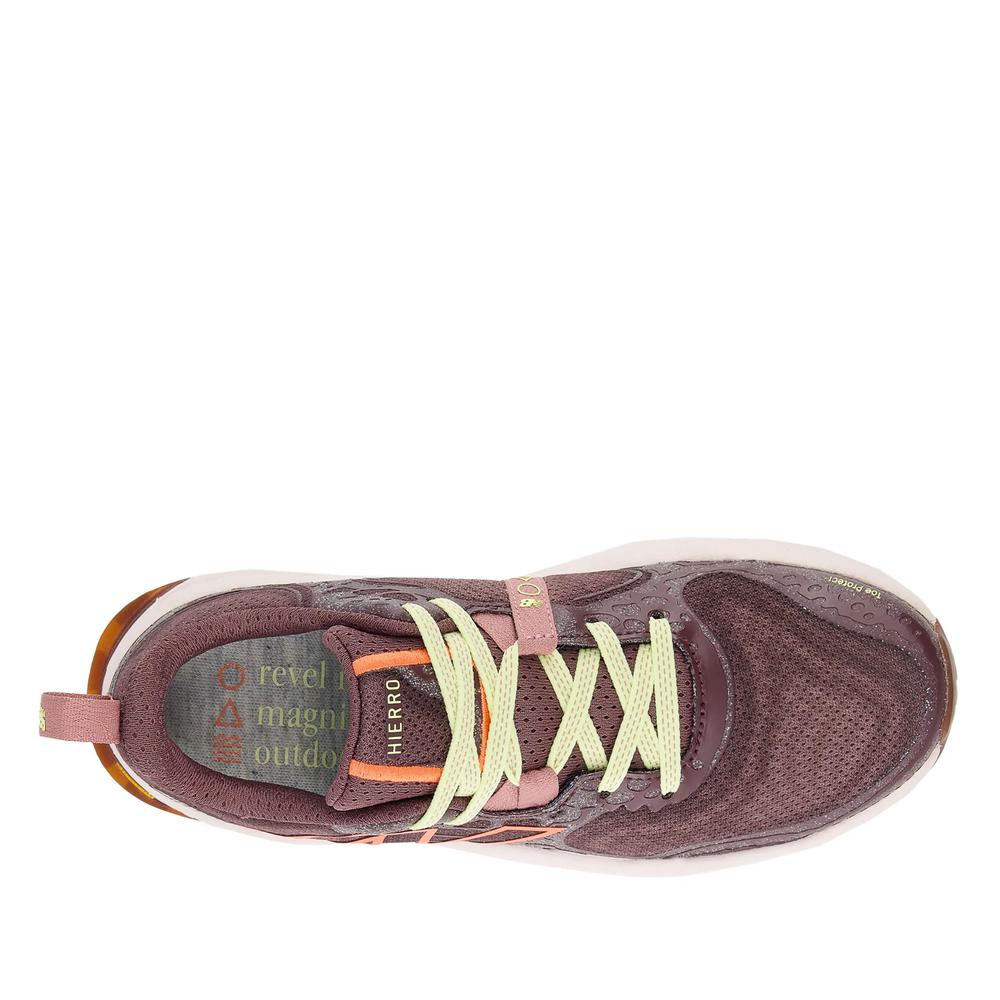 Pánske topánky New Balance Fresh Foam Hierro v8 WTHIERP8 - bordóvé