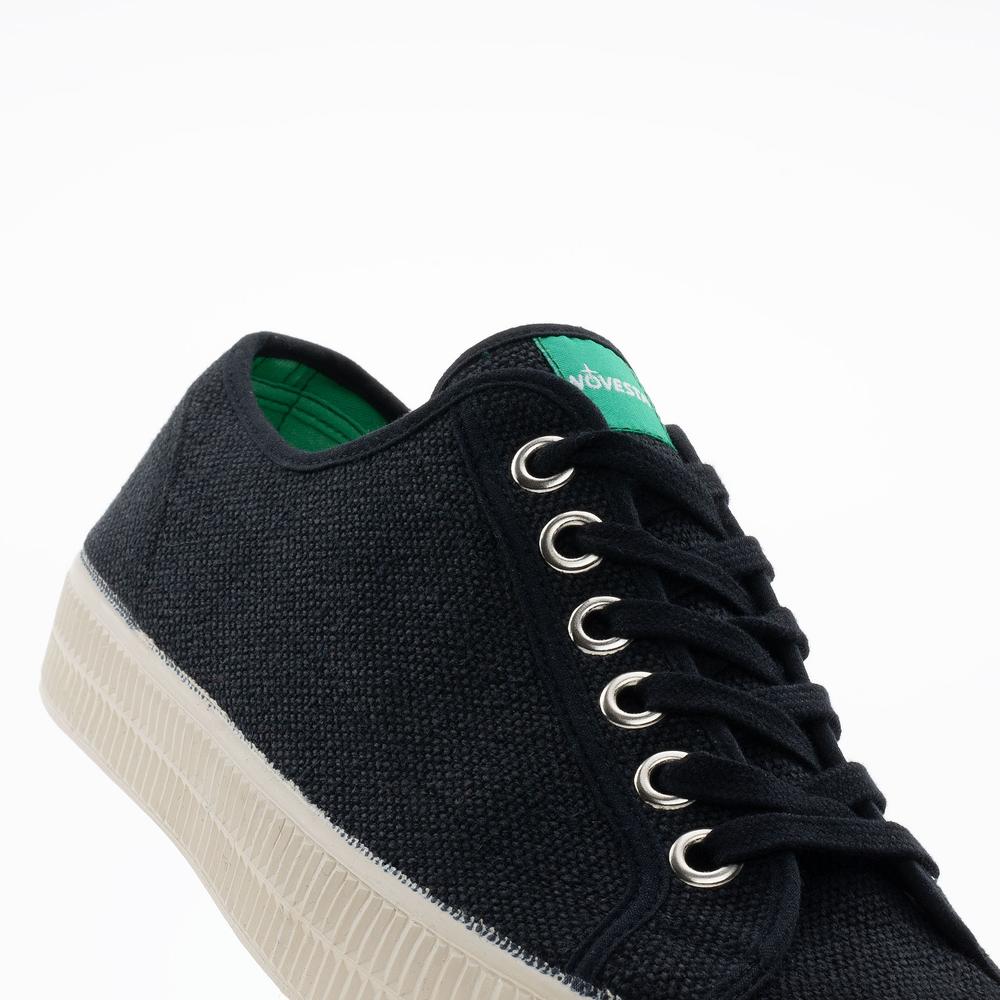 Unisex topánky Novesta Star Master Hemp N472009-NEG60Y123 - čierne