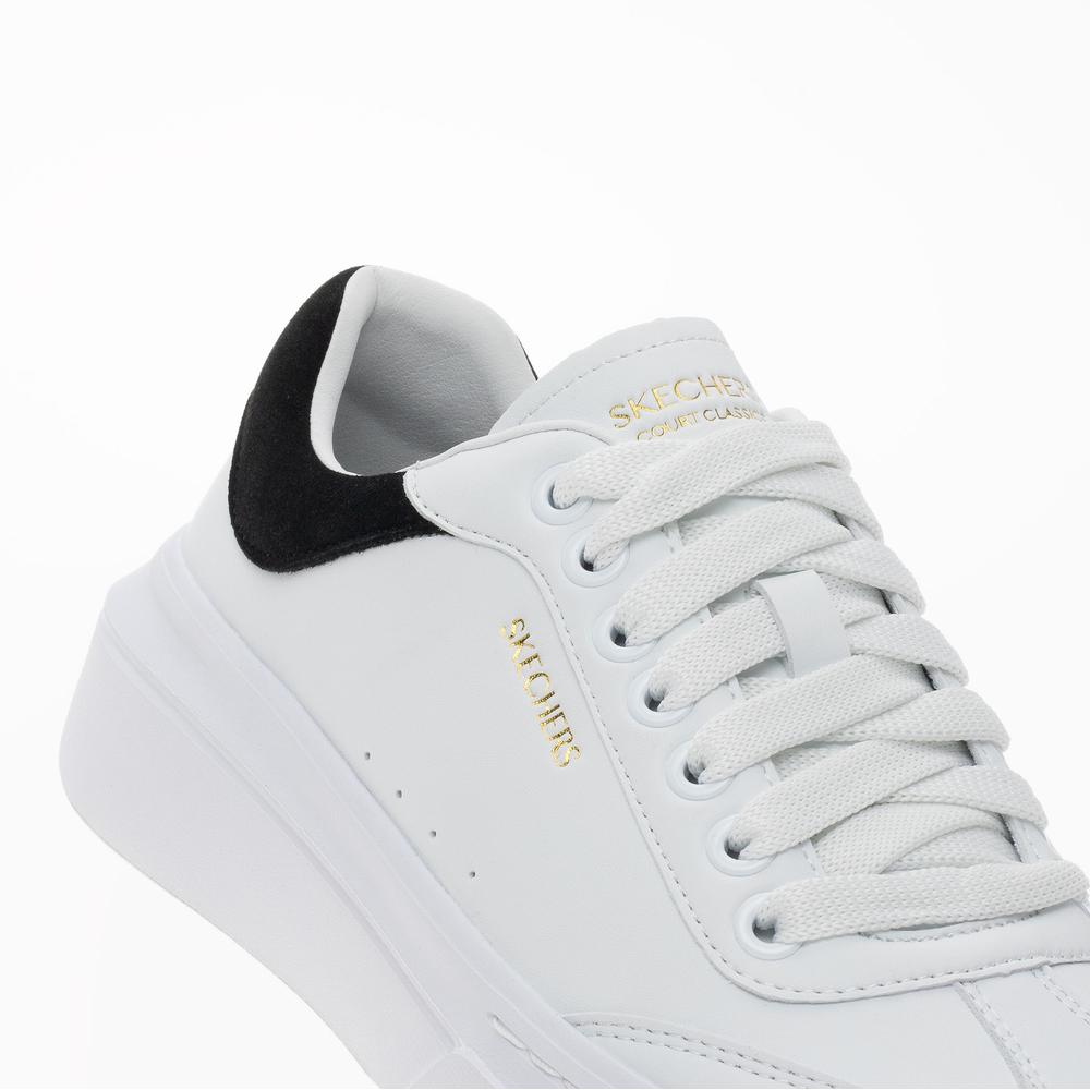 Topánky Skechers Cordova Classic 185060WBK - biele