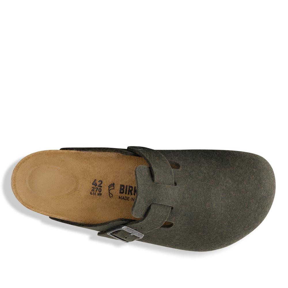 Klapky pánske Birkenstock Boston 1030676 - zelené