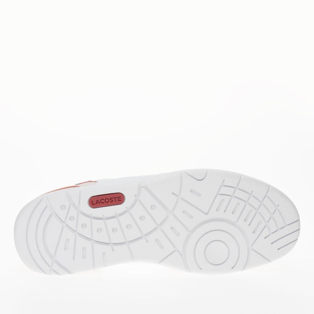 Topánky Lacoste T-Clip 124 6 SUJ 747SUJ0015-B53 - biele