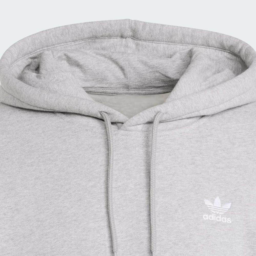 Blúza pánske adidas Originals Trefoil Essentials Loose Hoodie JV6057 - šedý