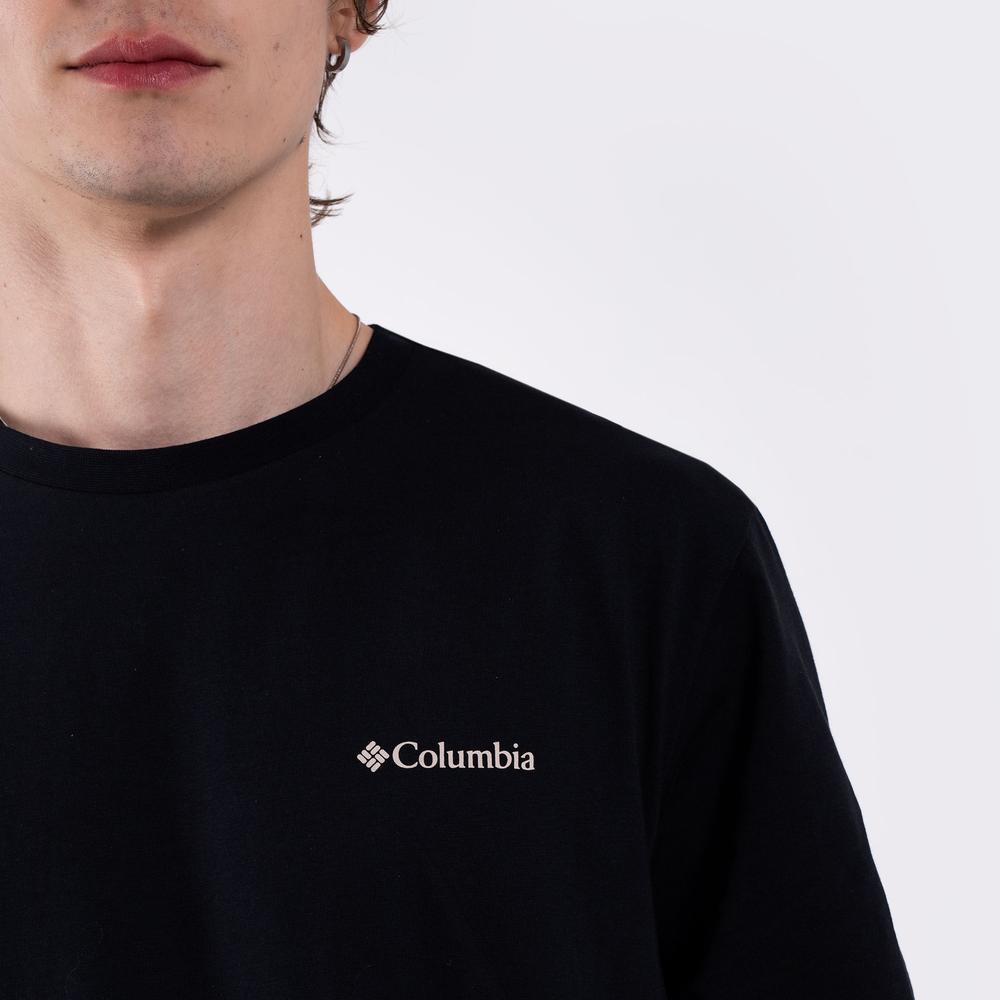Mužský tričko Columbia CSC Back Graphic 2155021013 - čierne