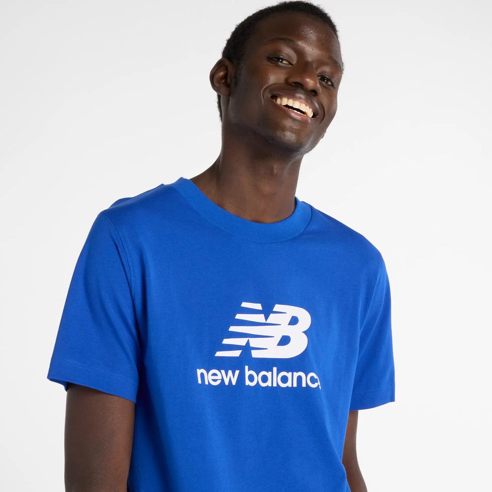 Pánske tričko New Balance MT41502BUM - modré