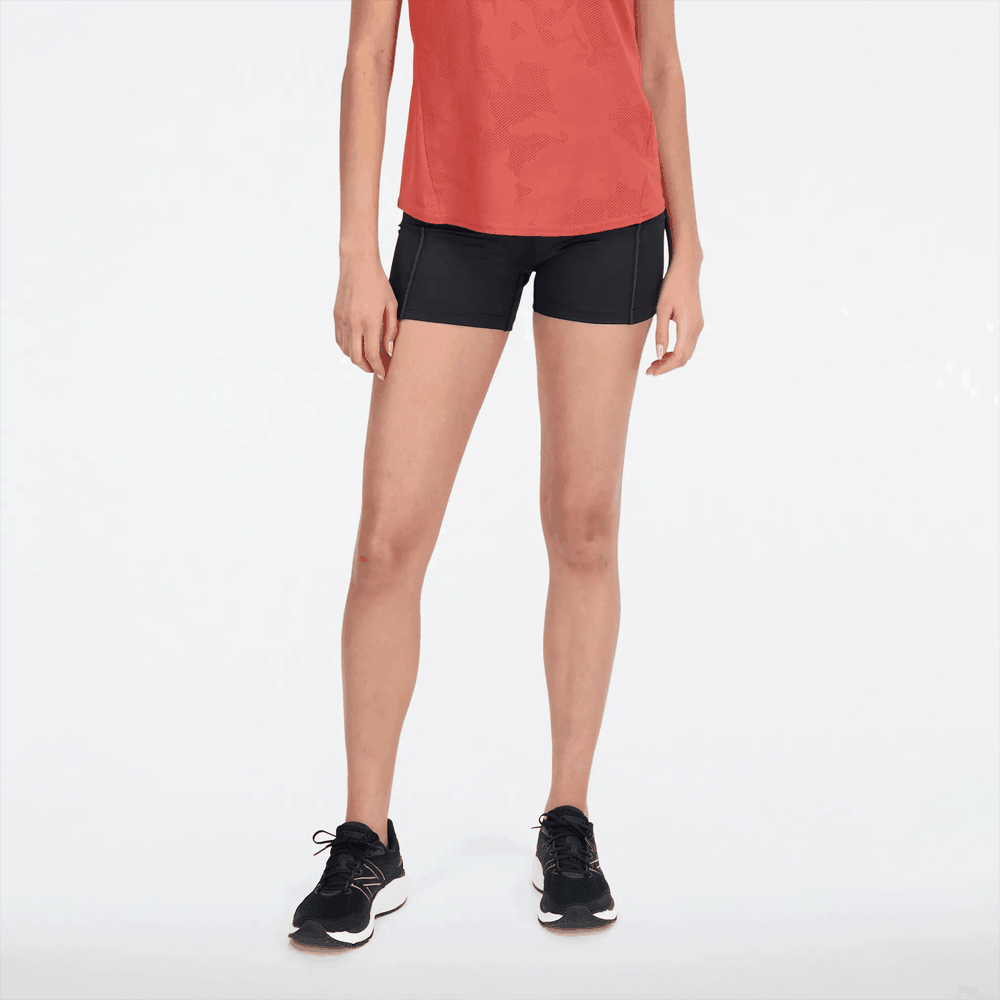 Dámske šortky New Balance WS33283BK - čierne