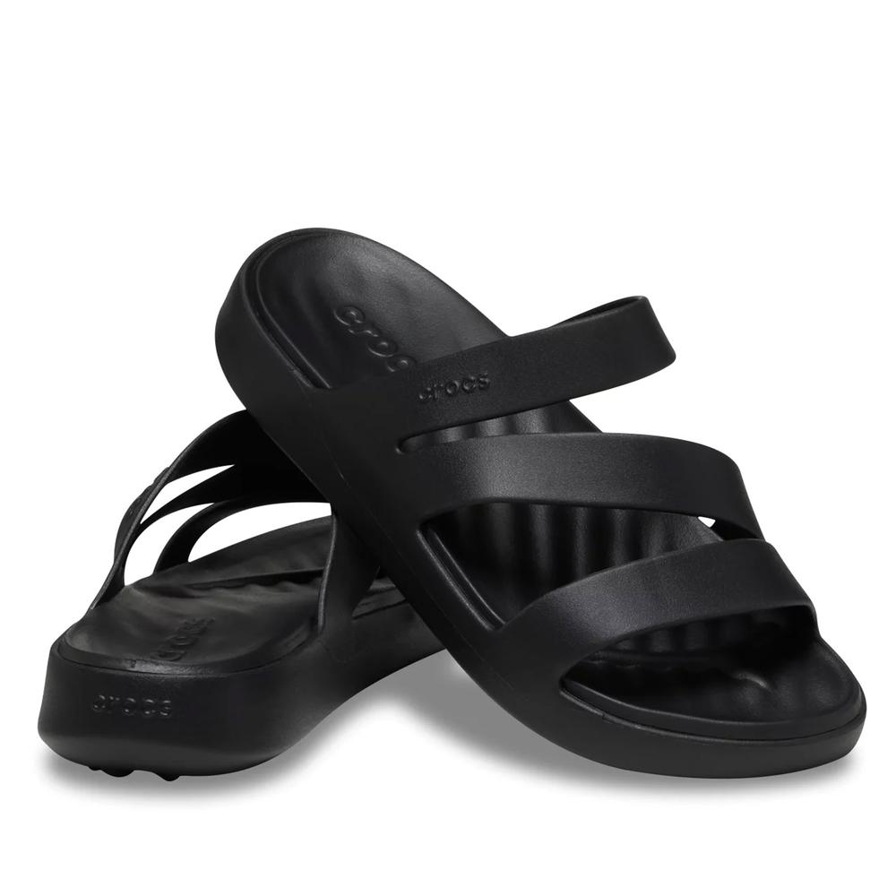 Klapky Crocs Getaway Strappy 209587-001 - čierne