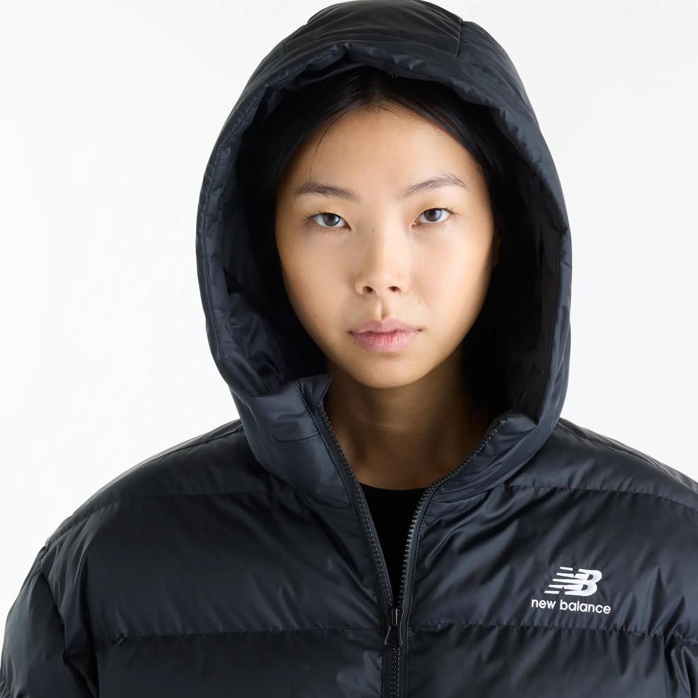 Dámská bunda New Balance Boston Puffer WJ62V5SNBK - čierne