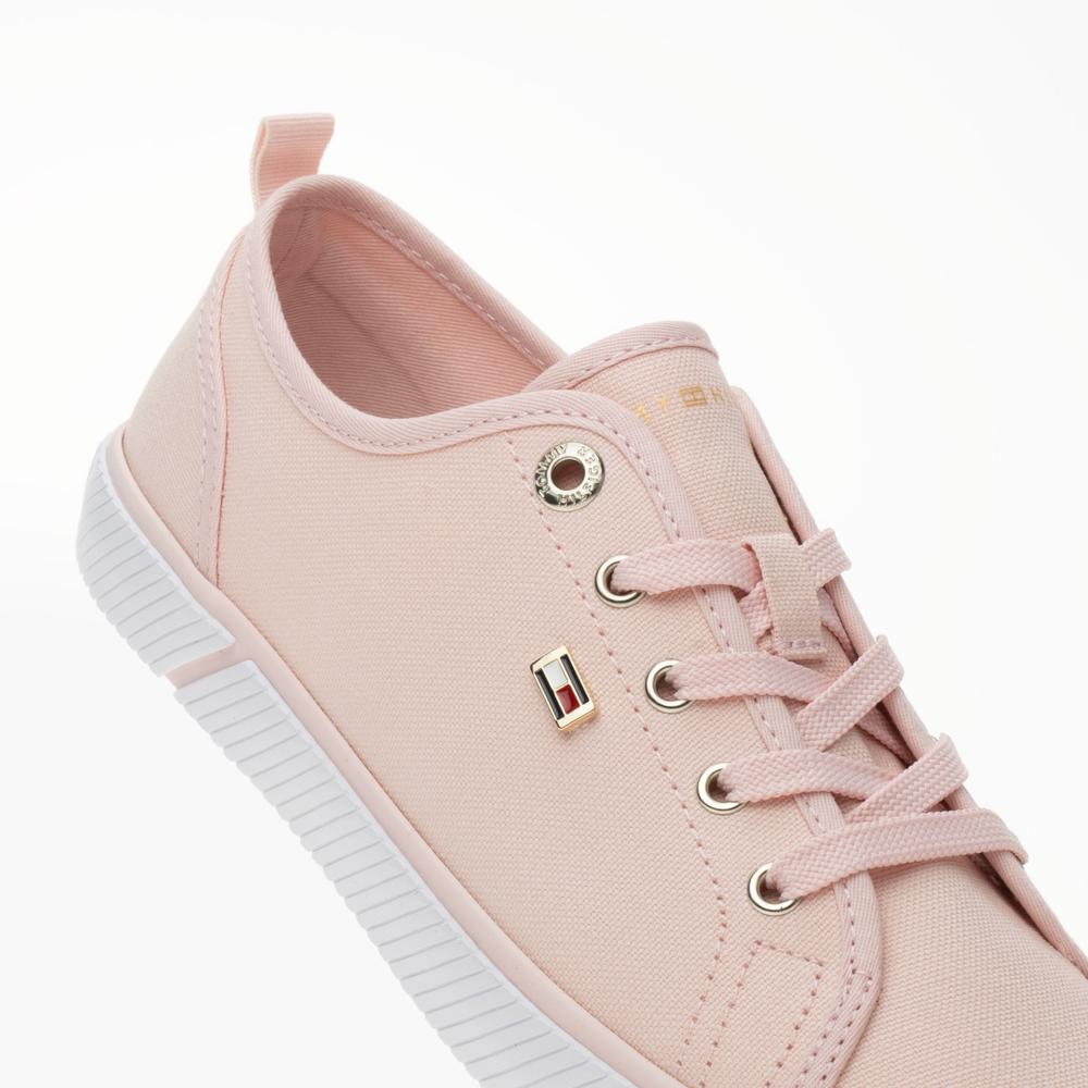 Topánky Tommy Hilfiger Vulc Canvas FW0FW08063-TJQ - ružové