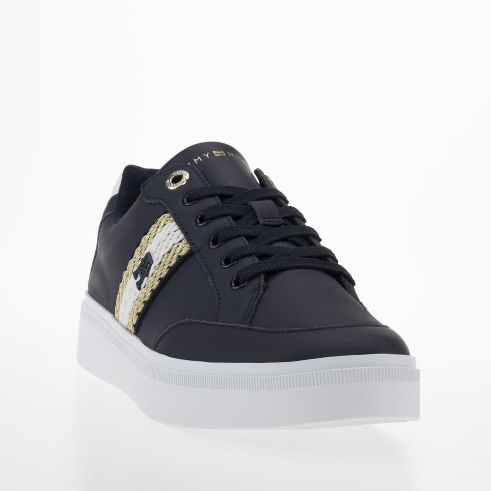 Topánky Tommy Hilfiger Court Sneaker With Webbing FW0FW07106-DW6 - tmavomodré