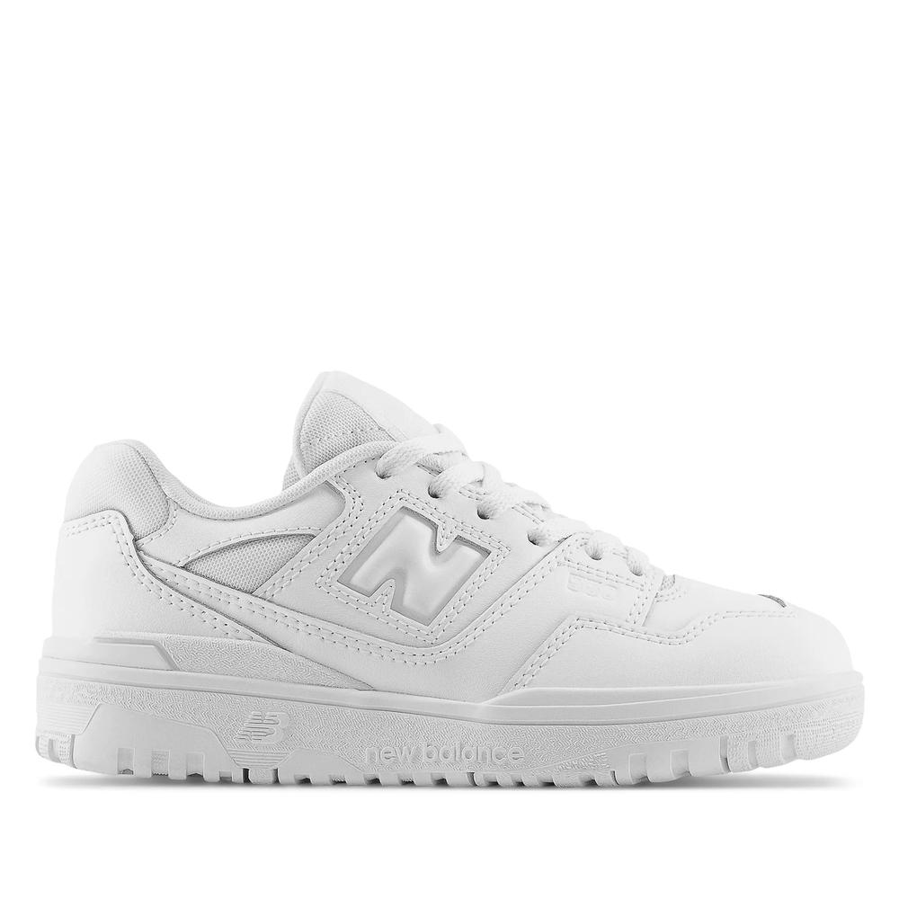 Detské topánky New Balance GSB550WW – biele