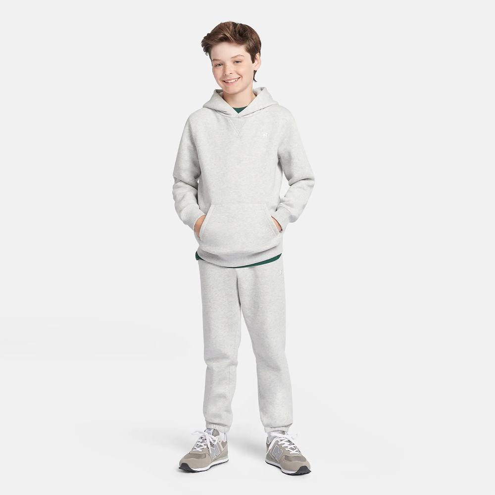 Dětské mikina New Balance LAKB0056AHH - šedý