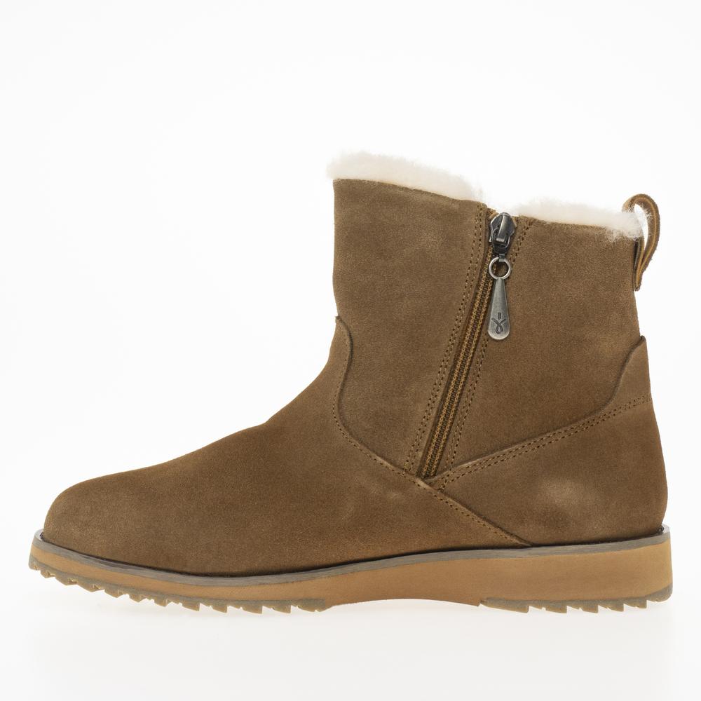 Topánky Emu Australia Beach Mini 2.0 Deluxe Wool Boot W13012CHES - hnedé
